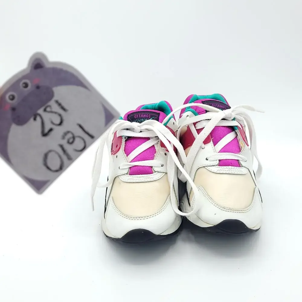 Gitano Techna-Fit  Tennis White purple women's size 5.5